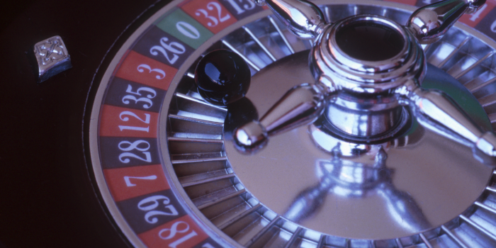 Roulette table